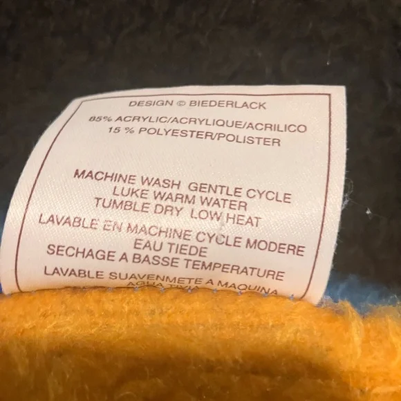 BIEDERLACK Vintage Aztec Southwestern Reversible Blanket 74”X55” Made In USA - Picture 11 of 11